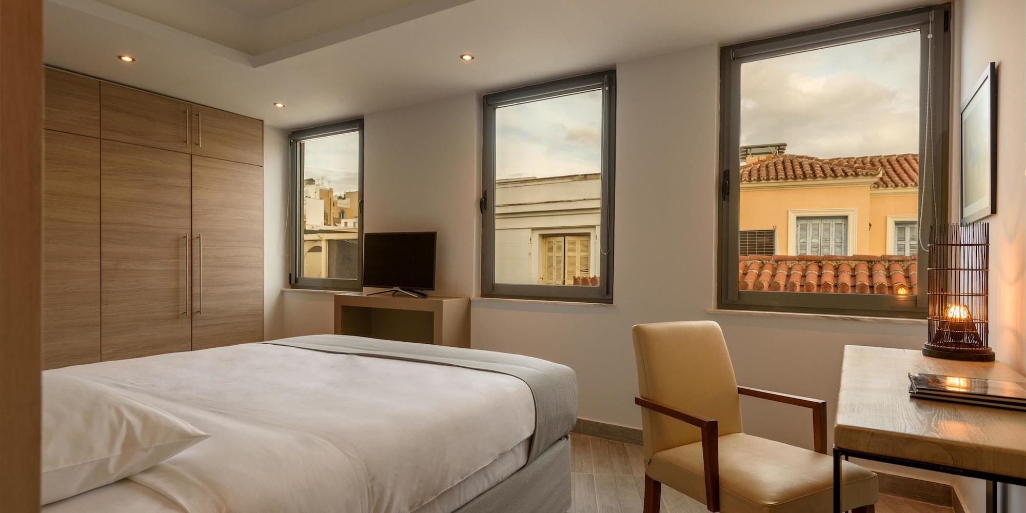 Fos Residential Apartments Atene Esterno foto