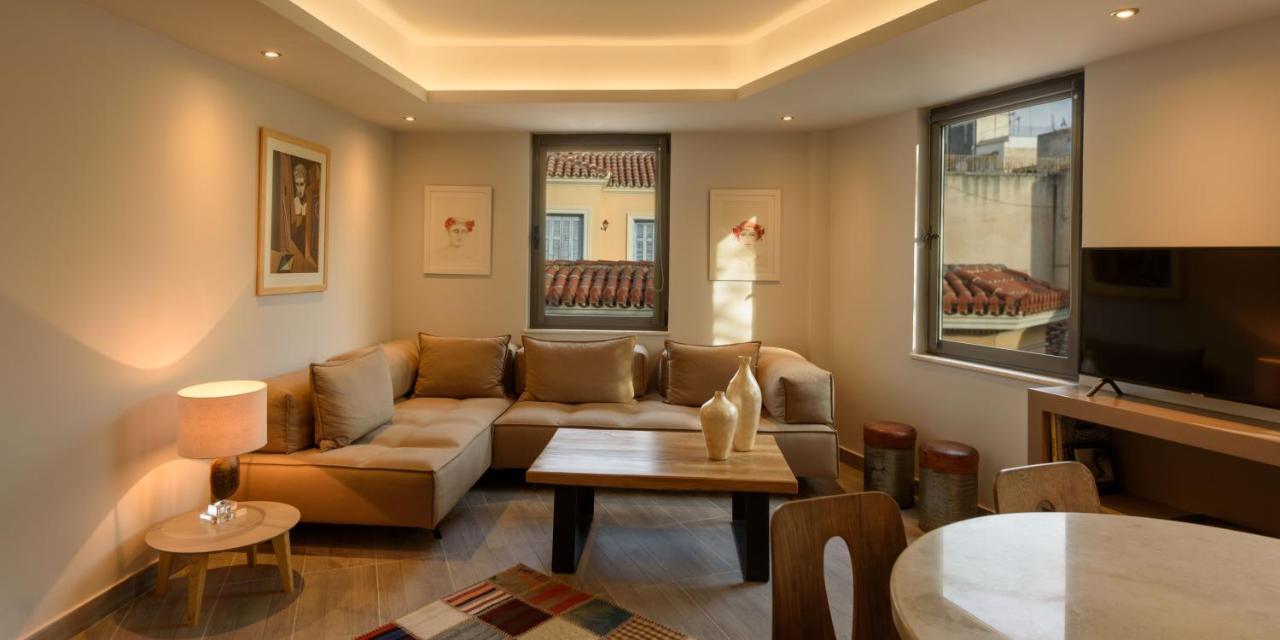 Fos Residential Apartments Atene Esterno foto