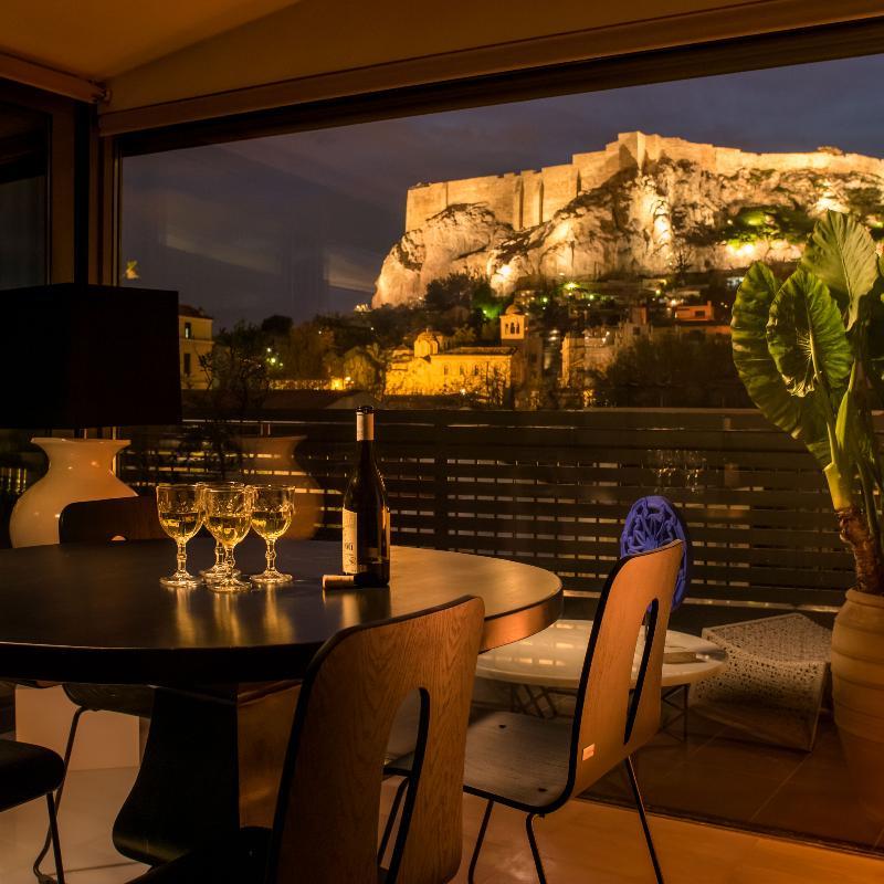 Fos Residential Apartments Atene Esterno foto