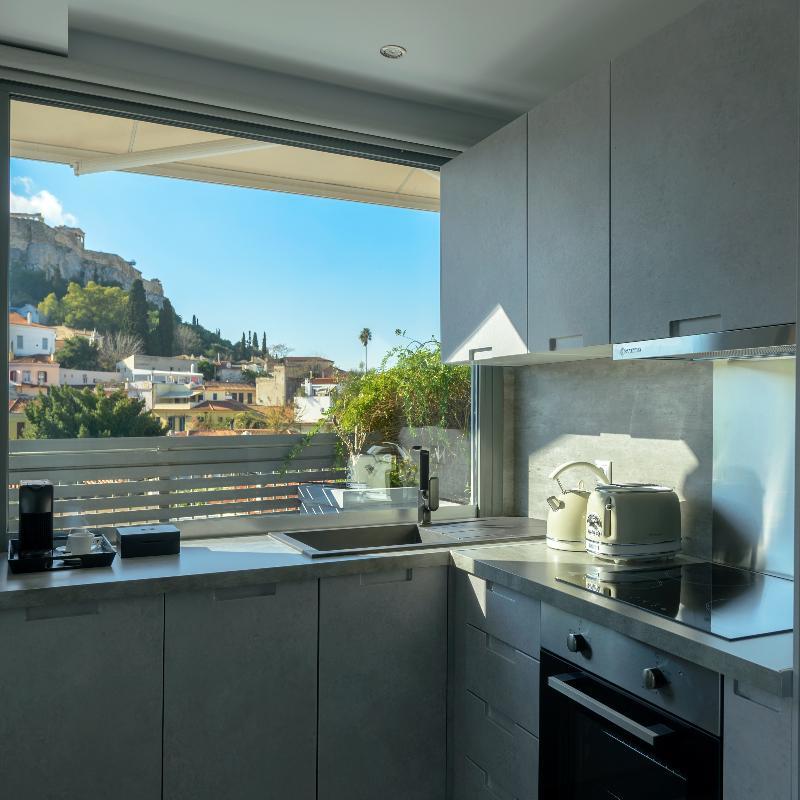 Fos Residential Apartments Atene Esterno foto
